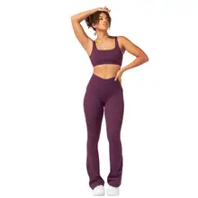 Product image of Popflex Active Crisscross Hourglass Flared Leggings