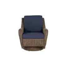 Product image of Hampton Bay Cambridge Brown Wicker Patio Rocking Chair