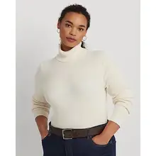 Product image of Ralph Lauren Lauren Women Ribbed Turtleneck Sweater