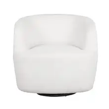 Product image of Bodhe Upholstered Swivel Barrel Chair