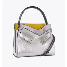 Product image of Petite Lee Radziwill Metallic Double Bag
