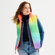 Product image of Crayola x Kohl's Adult Reversible Puffer Vest