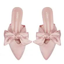 Product image of Ballet Bowknot Pointed Toe Flats