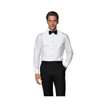 Product image of Suitsupply White Piqué Tailored Fit Tuxedo Shirt