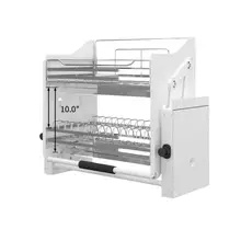 Product image of Whifea 2 Tier Pull-Out Cabinet Organizer Drop Down Shelf 