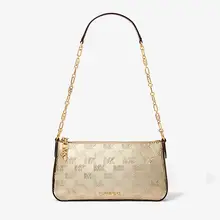 Product image of Michael Michael Kors Empire Medium Patent Chain-Link Pochette