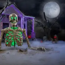 Product image of 4.5 FT Grave & Bones Color Changing LED Groundbreaker