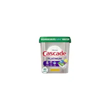 Product image of Cascade Platinum Dishwasher Pods, 62-Count Pack