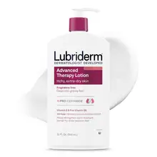 Product image of Lubriderm Advanced Therapy Hand & Body Lotion, Fragrance-Free, 32 fl oz