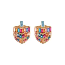Product image of Baublebar Crystal Dreidel Stud Earrings