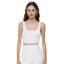 Product image of Aritzia Babaton Sculpt Knit Squareneck Cropped Tank