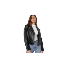 Product image of Wild Perfection Vegan Leather Moto Jacket