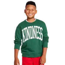 Product image of Kids' 'Kindness' Graphic Crewneck Sweatshirt