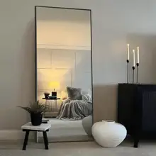 Product image of Luxhomes 24in x 71.2in Modern Rectangle Aluminum Alloy Full Length Mirror