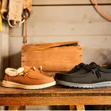 Product image of HeyDude X Yellowstone shoe collection
