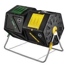 Product image of Miracle-Gro Large Dual Chamber Compost Tumbler