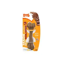 Product image of Nylabone Strong Chew Toy Femur, Large, Made With Real Bison & Venison