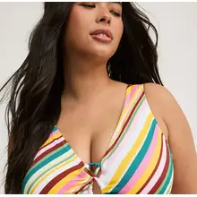 Product image of Torrid Wireless Tie-Front Back Smoothing Bikini Top