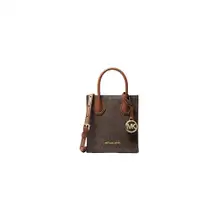 Product image of Michael Kors Mercer Extra-Small Logo and Leather Crossbody Bag