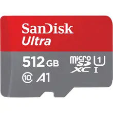 Product image of SanDisk 512GB Ultra microSDXC UHS-I Memory Card
