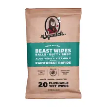 Product image of Dr. Squatch Beast Wipes - 2 Pack