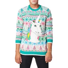 Product image of Blizzard Bay Men's Ugly Christmas Sweater Unicorn