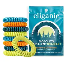 Product image of  Cliganic 10 Pack Mosquito Repellent Bracelets