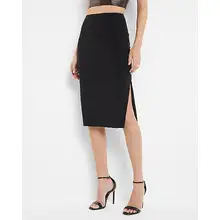 Product image of Express Super High Waisted Midi Pencil Skirt