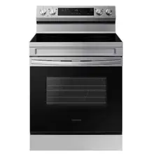 Product image of Samsung 30 in. 4-Burner Element Smart Freestanding Electric Range | Model NE63A6111SS