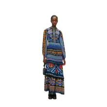 Product image of  Black Ainika Sparkle Long Sleeve Maxi Dress