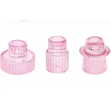 Product image of Vixdonos Pink Candlestick Holders