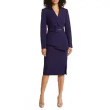 Product image of Tahari ASL Nested Belted Jacket and Skirt