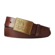 Product image of Polo Ralph Lauren Heritage Plaque-Buckle Belt