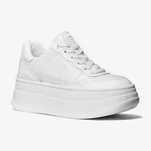 Product image of Michael Kors Hayes Snake Embossed Leather Platform Sneaker