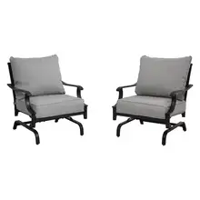 Product image of Allen + Roth Thomas Lake Set of 2 Conversation Chairs