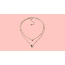 Product image of  DKNY Stone and Crystal Layered Necklace