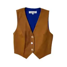 Product image of Christine Alcalay Diane Vest in Cotton Twill