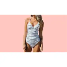 Product image of Cupshe One Piece V-Neck Bathing Suit