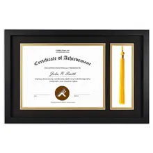 Product image of Golden State Art Wood Diploma Tassel Shadow Box