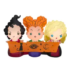 Product image of Disney 3.5-Foot Lighted Hocus Pocus Witches Inflatable