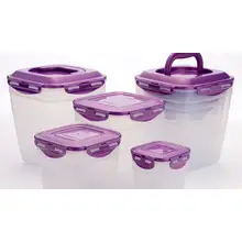 Product image of LocknLock 8-Piece Nestable Storage Set