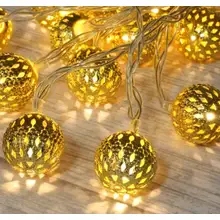 Product image of Moroccan Globe String Lights