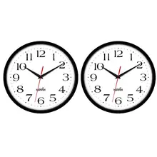 Product image of Hippih 2 Pack Silent Wall Clock