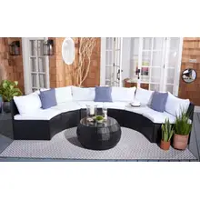 Product image of Cabble Wicker 6-Person Patio Conversation Set with Cushions