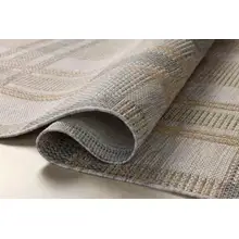Product image of Loloi Birch Bone/Gold 7 ft. 10 in. x 10 ft. Indoor/Outdoor Area Rug