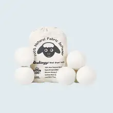 Product image of Budieggs Wool Dryer Balls Organic XL 6-Pack