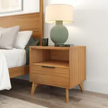 Product image of Haven Nightstand with Shelf