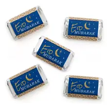 Product image of Big Dot of Happiness Eid Mubarak Mini Candy Bar Stickers