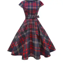 Product image of Boatneck Cap Sleeve Party Dress