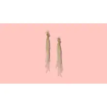 Product image of Knotted Linear Drop Earrings